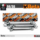 Beta szerszám - 6 részes nyitott hollander kulcs készlet 