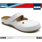 Leon COMFORT 953 WHITE komfort női papucs
