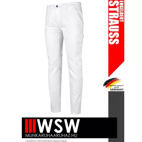 .Engelbert Strauss CLASSIC WHITE chino technikai munkanadrág - munkaruha