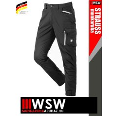   .Engelbert Strauss MOTION TEN BLACK nyári technikai erősített prémium deréknadrág - munkaruha