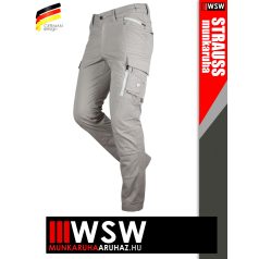   .Engelbert Strauss MOTION TEN OPALGFREY nyári technikai erősített prémium deréknadrág - munkaruha