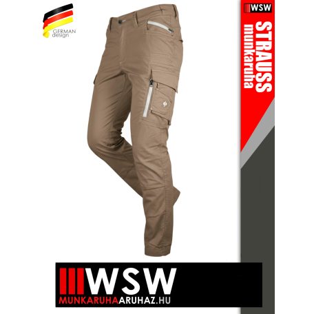 .Engelbert Strauss MOTION TEN CHESTNUT nyári technikai erősített prémium deréknadrág - munkaruha