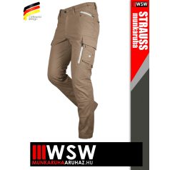   .Engelbert Strauss MOTION TEN CHESTNUT nyári technikai erősített prémium deréknadrág - munkaruha