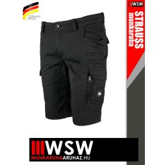   .Engelbert Strauss MOTION TEN BLACK camo technikai prémium rövidnadrág - munkaruha