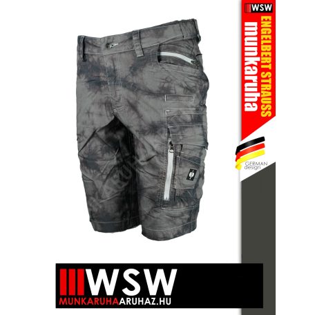 .Engelbert Strauss MOTION TEN GRANITE camo technikai prémium rövidnadrág - munkaruha