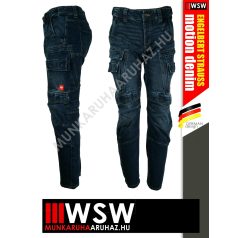 Engelbert Strauss VINTAGE POWERDENIM cargo extra kopásálló farmernadrág - munkaruha