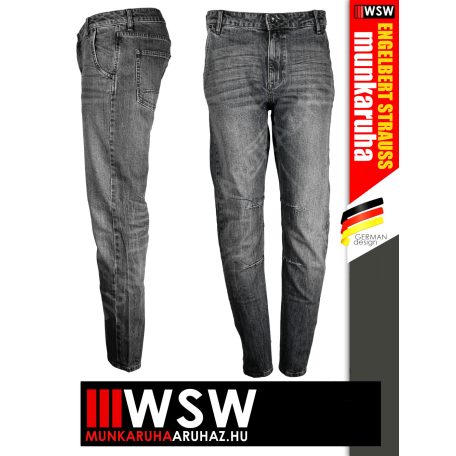 .Engelbert Strauss MOTION DENIM GRAPHITEWASHED technikai farmernadrág - munkaruha