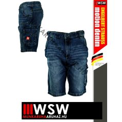  .Engelbert Strauss MOTION DENIM INDIGO technikai farmer rövidnadrág - munkaruha