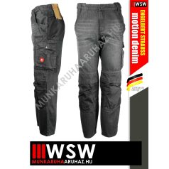   .Engelbert Strauss MOTION DENIM GRAPHITE technikai farmernadrág - munkaruha