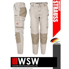  .Engelbert Strauss MOTION DENIM CLAY technikai farmernadrág - munkaruha
