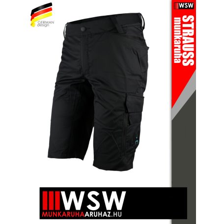 .Engelbert Strauss TRAIL BLACK prémium cargo rövidnadrág - technikai ruházat