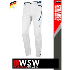   .Engelbert Strauss AMBITION WHITE kopásálló kevertszálas deréknadrág - munkaruha