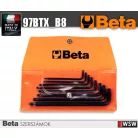 8 darabos hajlított gömbfejű Torx® imbuszkulcs készlet műanyag tasakban_97BTX_B8