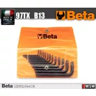 13 darabos hajlított Torx® imbuszkulcs készlet műanyag tasakban_97TX_B13