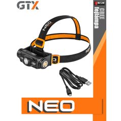   Neo Tools CREE USB tölthető 1000 lumen fejlámpa - kiegészítő