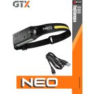 Neo Tools COB USB tölthető 120 lumen szenzorkapcsolós fejlámpa - kiegészítő