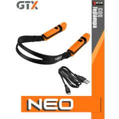   Neo Tools COB USB tölthető 300 lumen nyaklámpa - kiegészítő
