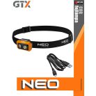 Neo Tools COB LED USB tölthető 500 lumen fejlámpa - kiegészítő