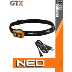   Neo Tools COB LED USB tölthető 500 lumen fejlámpa - kiegészítő