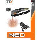 Neo Tools COB USB tölthető 400 lumen szenzorkapcsolós fejlámpa - kiegészítő