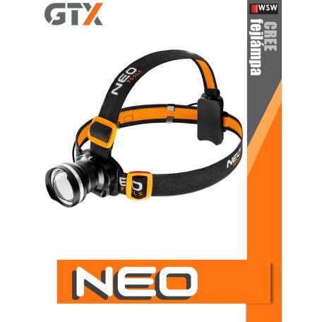 Neo Tools CREE LED USB elemes 400 lumen fejlámpa - kiegészítő