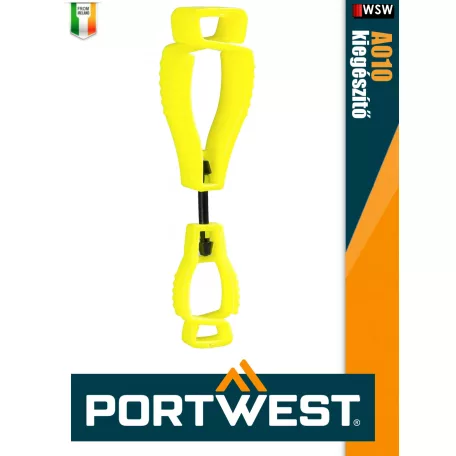 Portwest NYLON YELLOW kesztyűtartó csipesz kiegészítő