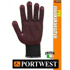 Portwest NYLON PVC pontozott védőkesztyű - munkakesztyű