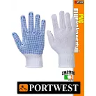 Portwest PVC pontozott védőkesztyű - munkakesztyű