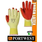 Portwest TOUCH GRIP LATEX mártott védőkesztyű - munkakesztyű