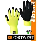 Portwest HI-VIS GRIP mártott védőkesztyű - munkakesztyű