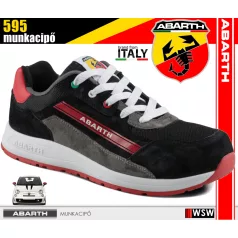   Abarth 595 BLACKRED S3 technikai prémium munkabakancs - munkacipő