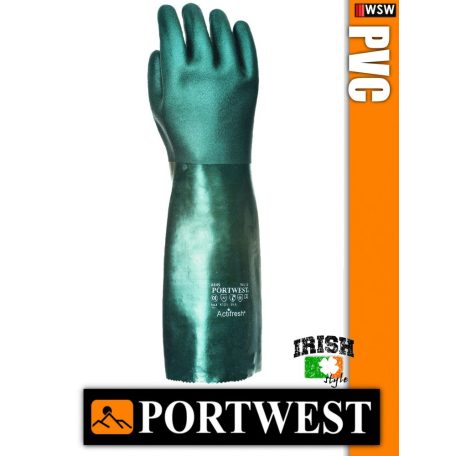 Portwest PVC vegyvédelmi védőkesztyű - munkakesztyű