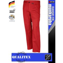 Qualitex CLASSIC 270 GREEN pamut deréknadrág - munkaruha