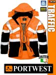   Portwest TRAFFIC jólláthatósági lélegző dzseki - kabát