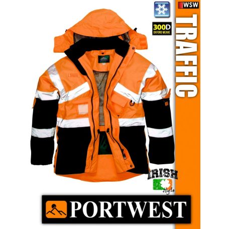 Portwest TRAFFIC jólláthatósági lélegző dzseki - kabát