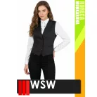 WSW HORECA BLACK ADORNO technikai női felszolgáló mellény - munkaruha