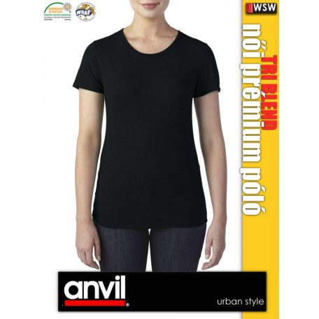 Anvil Tri-Blend női póló