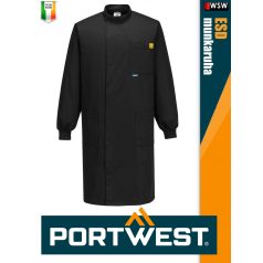   Portwest ESD BLACK antisztatikus hosszúujjú köpeny - munkaruha