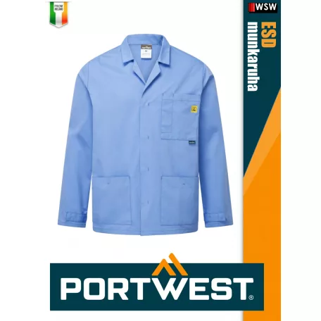 Portwest ESD ROYAL antisztatikus hosszúujjú laborkabát - munkaruha