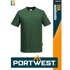   Portwest ESD GREEN antisztatikus kereknyakú póló - munkaruha