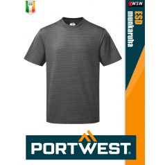   Portwest ESD GREY antisztatikus kereknyakú póló - munkaruha