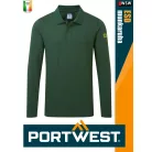 Portwest ESD GREEN antisztatikus hosszúujjú galléros póló - munkaruha