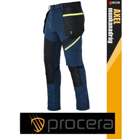 Procera ELASTIC NAVY AXEL stretch lengőzsebes slimfit deréknadrág - munkaruha