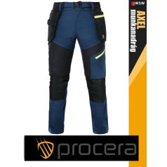 Procera ELASTIC NAVY AXEL stretch lengőzsebes slimfit deréknadrág - munkaruha