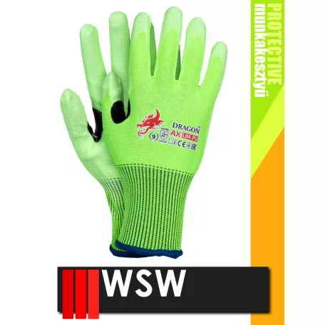 WSW AXLIM mártott munkakesztyű - 12 pár/csomag