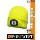 Portwest LED fejlámpás téli sapka - munkaruha