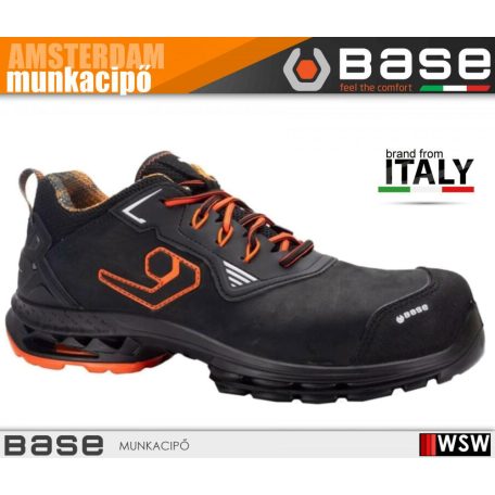 Base AMSTERDAM S3S ESD prémium technikai munkacipő - munkabakancs