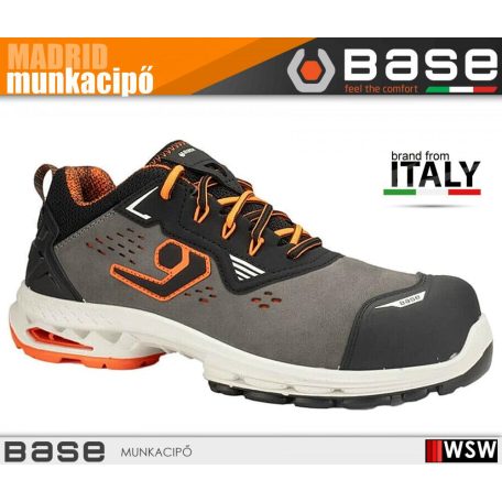 Base MADRID S1PS prémium technikai munkacipő - munkabakancs