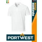 Portwest MEDICAL WHITE NAPLES férfi galléros munkapóló - munkaruha