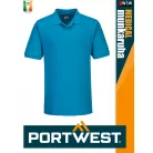 Portwest MEDICAL WHITEAQUA NAPLES férfi galléros munkapóló - munkaruha